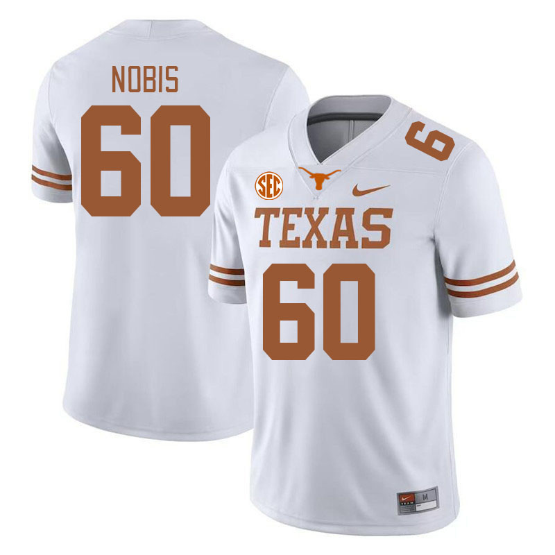 # 60 Tommy Nobis Texas Longhorns Jerseys Football Stitched-White
